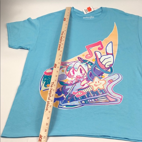 We Love Line Crypton Hatsune Miku Shirt New M84 - Picture 5 of 6